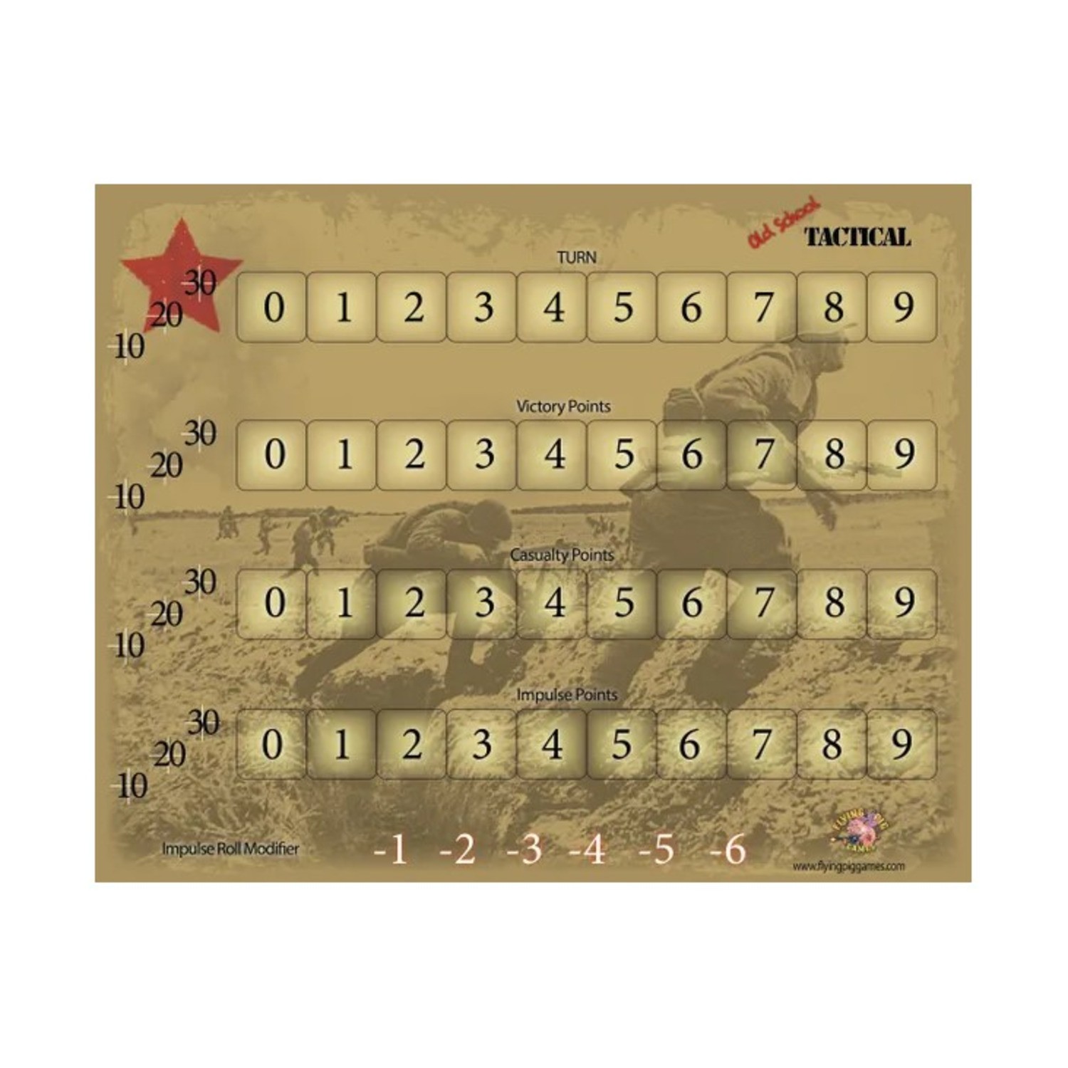 Flying Pig Wargame Old School Tactical Volume I 2nd Ed Playmats New