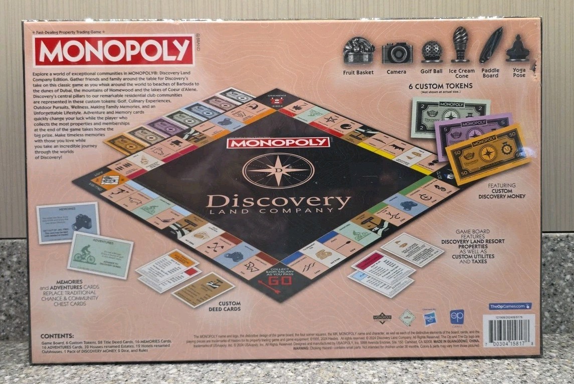 Monopoly Discovery Land Company Monopoly 2024 The Op Games Sealed