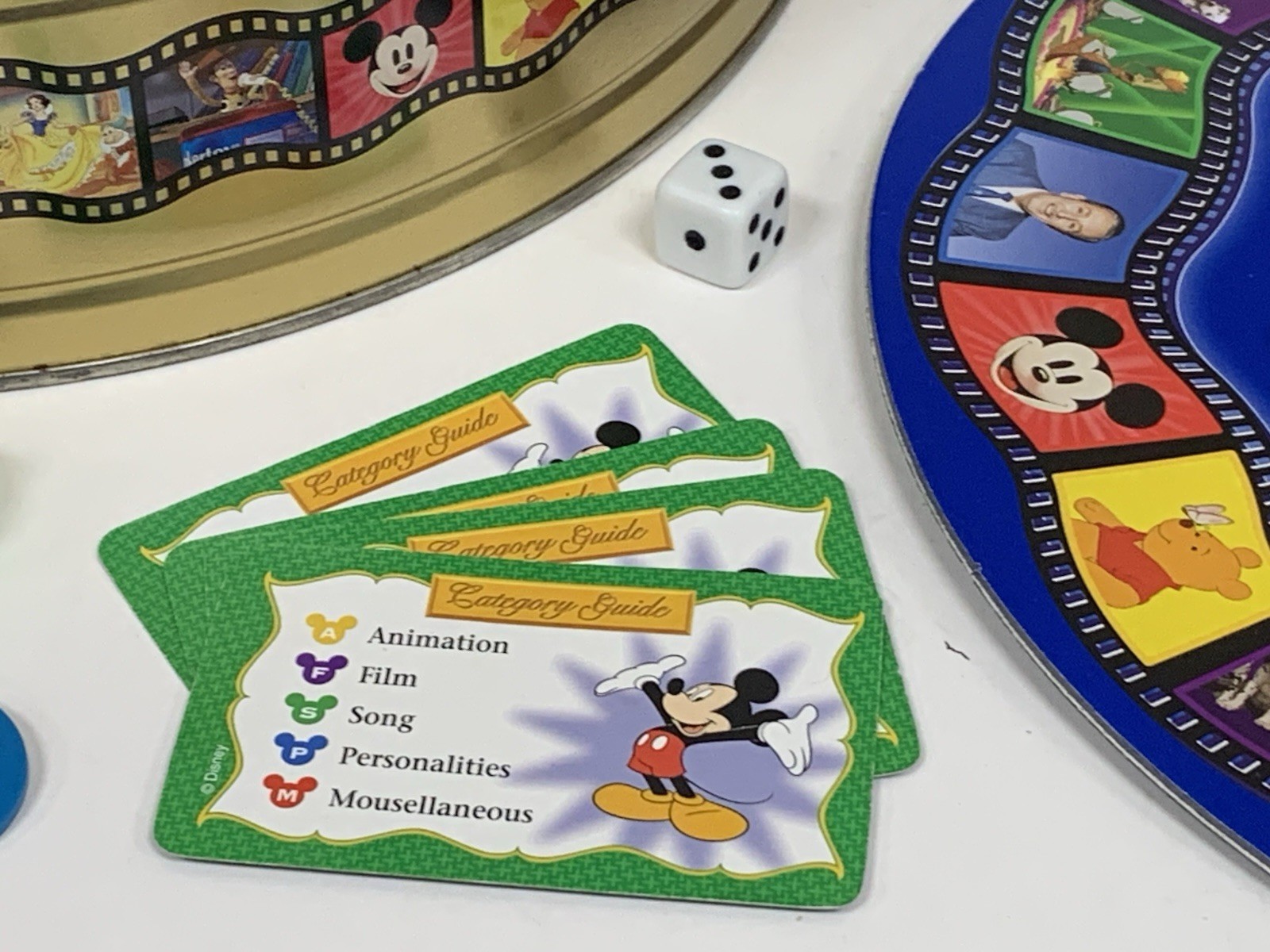 Vintage 1990’s 1997 The Wonderful World Of Disney Trivia Game in Tin Complete