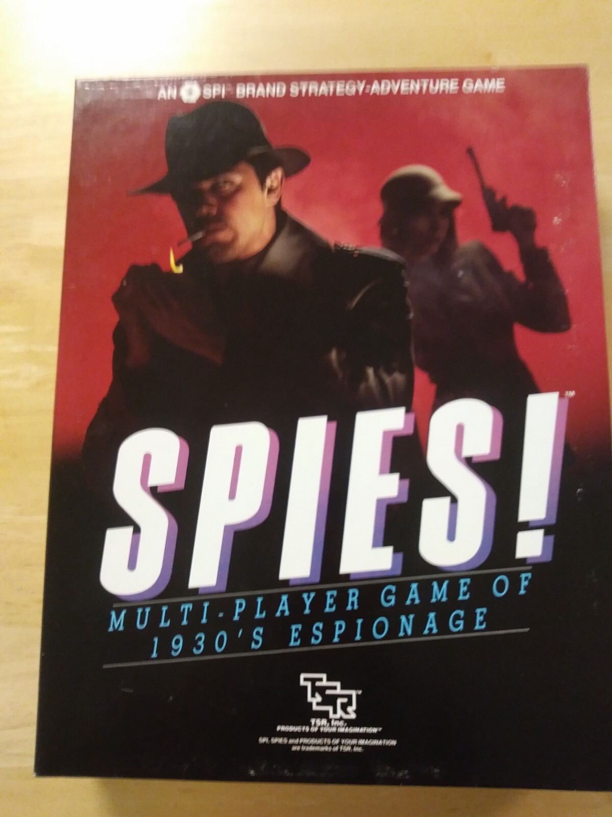 Spies!-TSR-Multi Player game of 1930’s Espionage-Unpunched-Complete-Excellent