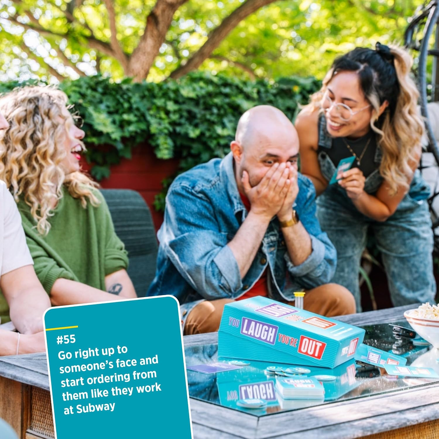 You Laugh You’Re Out [A Party Game with Hilarious Charades Family Card Games for