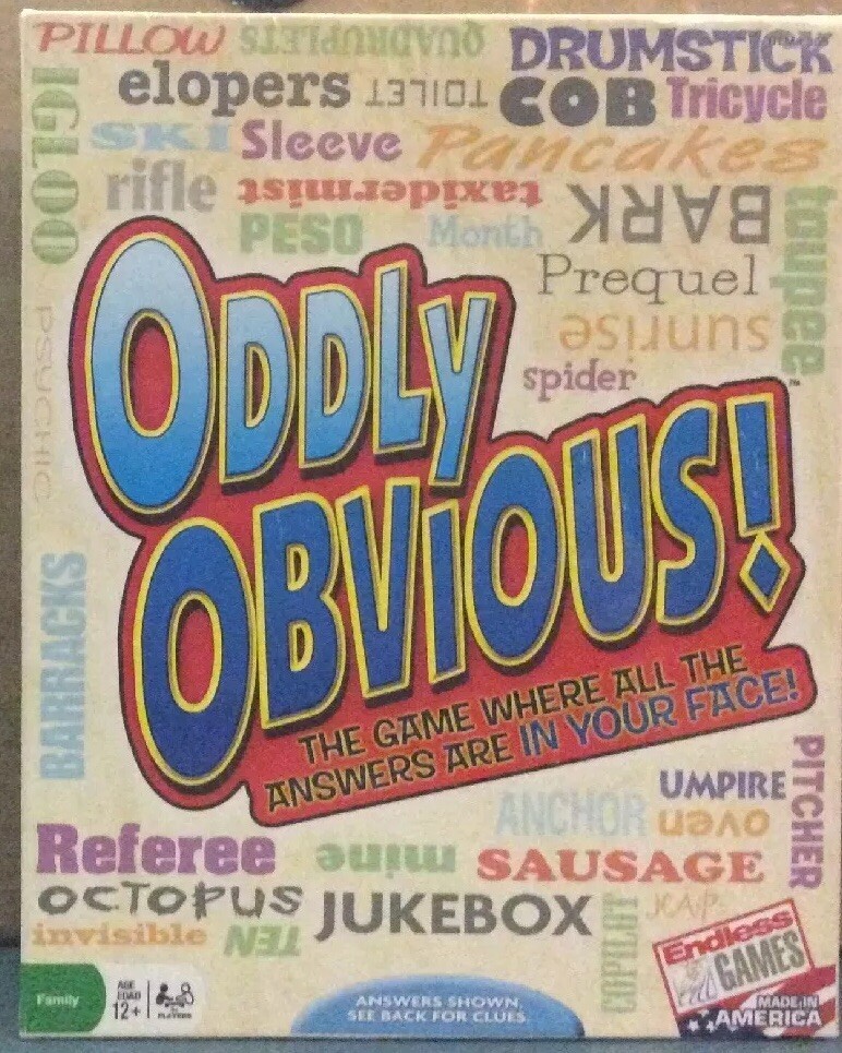 Oddly Obvious! Very Intellectual Interesting Game 2013 New Sealed