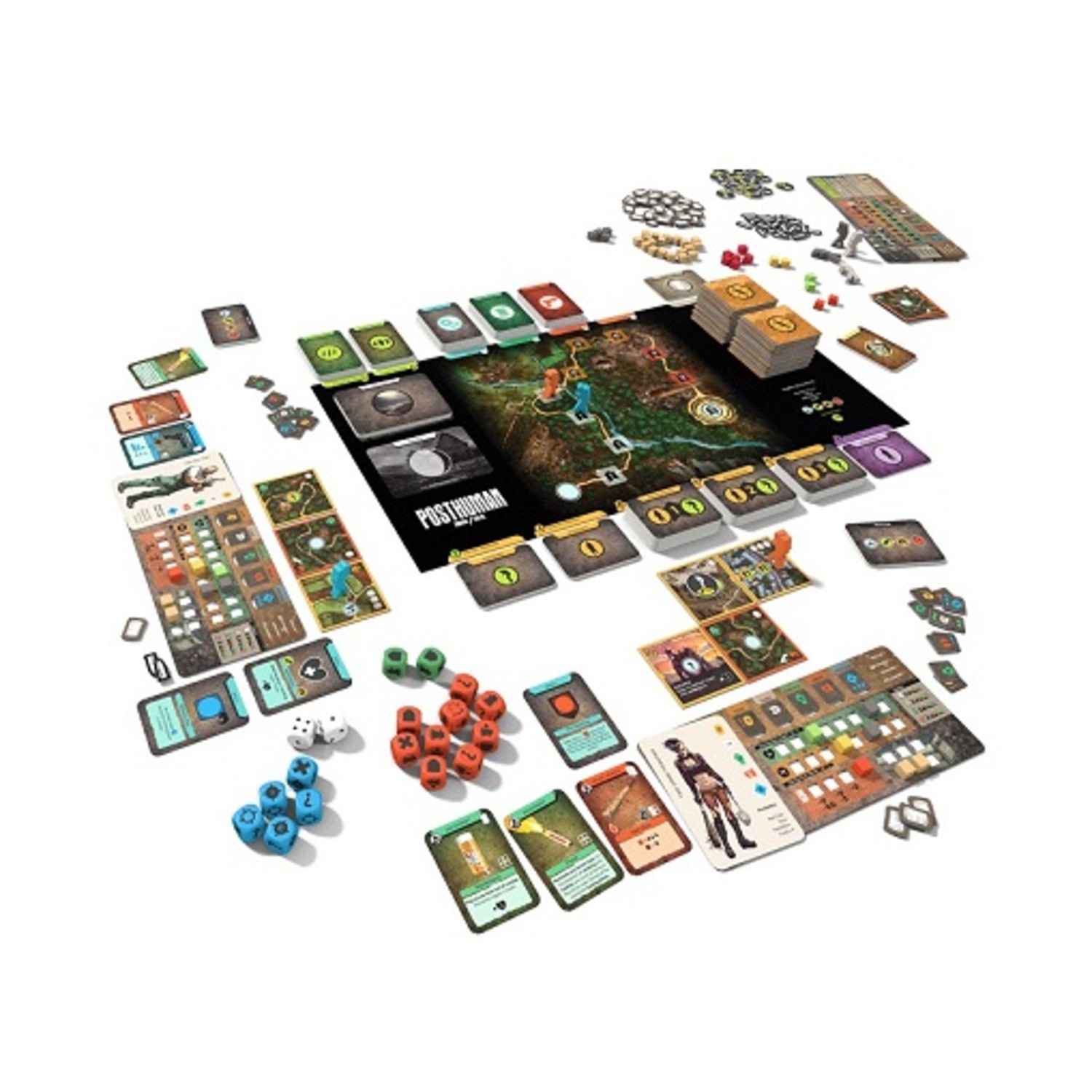 Mighty Boards Boardgame Posthuman Box SW (EX/New)