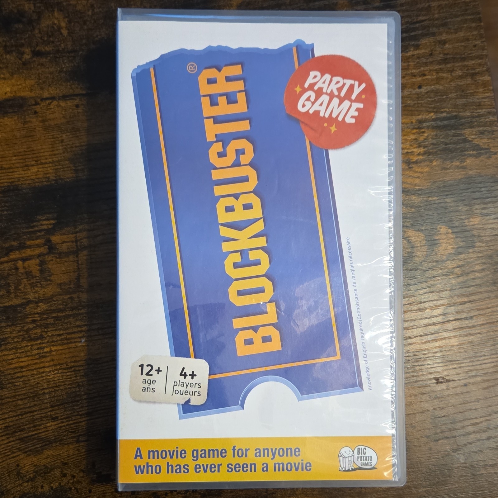 Big Potato Games Blockbuster Movie & TV Party Game Sound Effects 4+ Players 12+