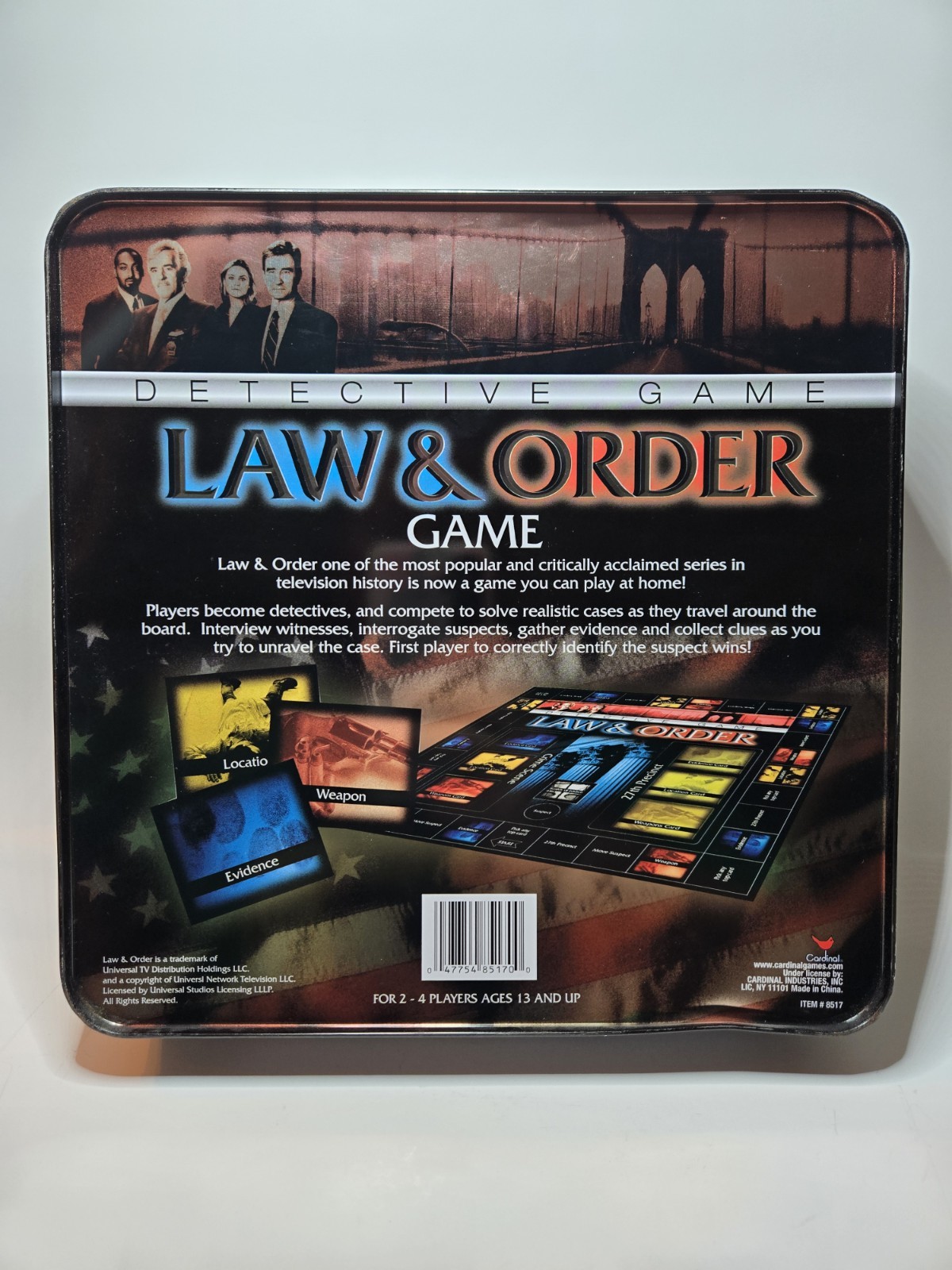Law & Order Detective Board Game by Cardinal Industries