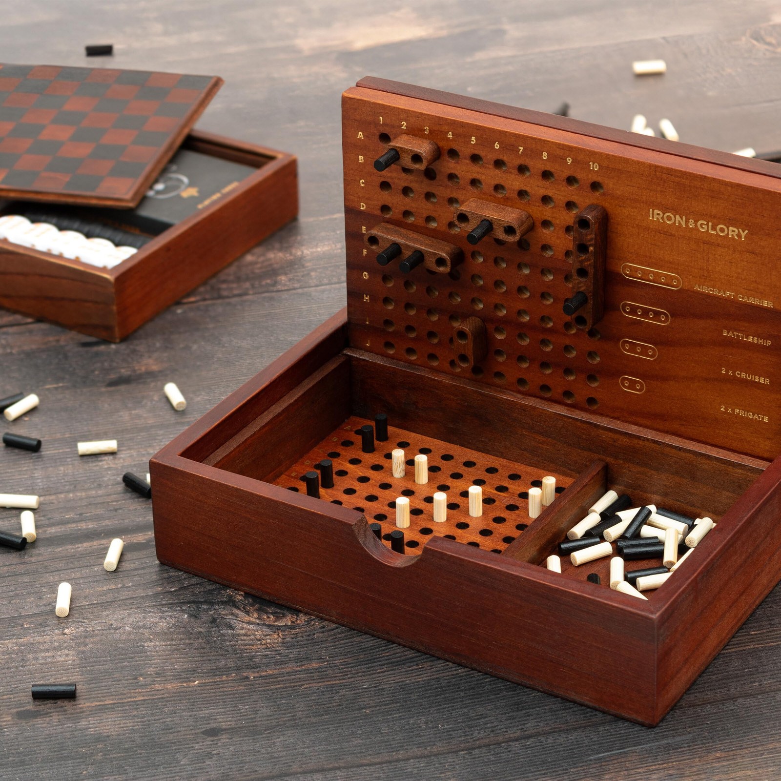 Sea Battle Game | Wooden Puzzle Board Game | Gift Ideas for Dad & Mens Birthd…