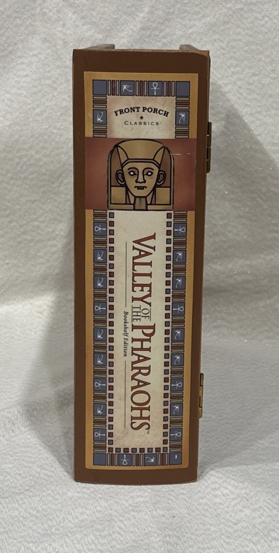 VALLEY OF THE PHARAOHS Bookshelf Board Game 2006 Front Porch Classics – COMPLETE