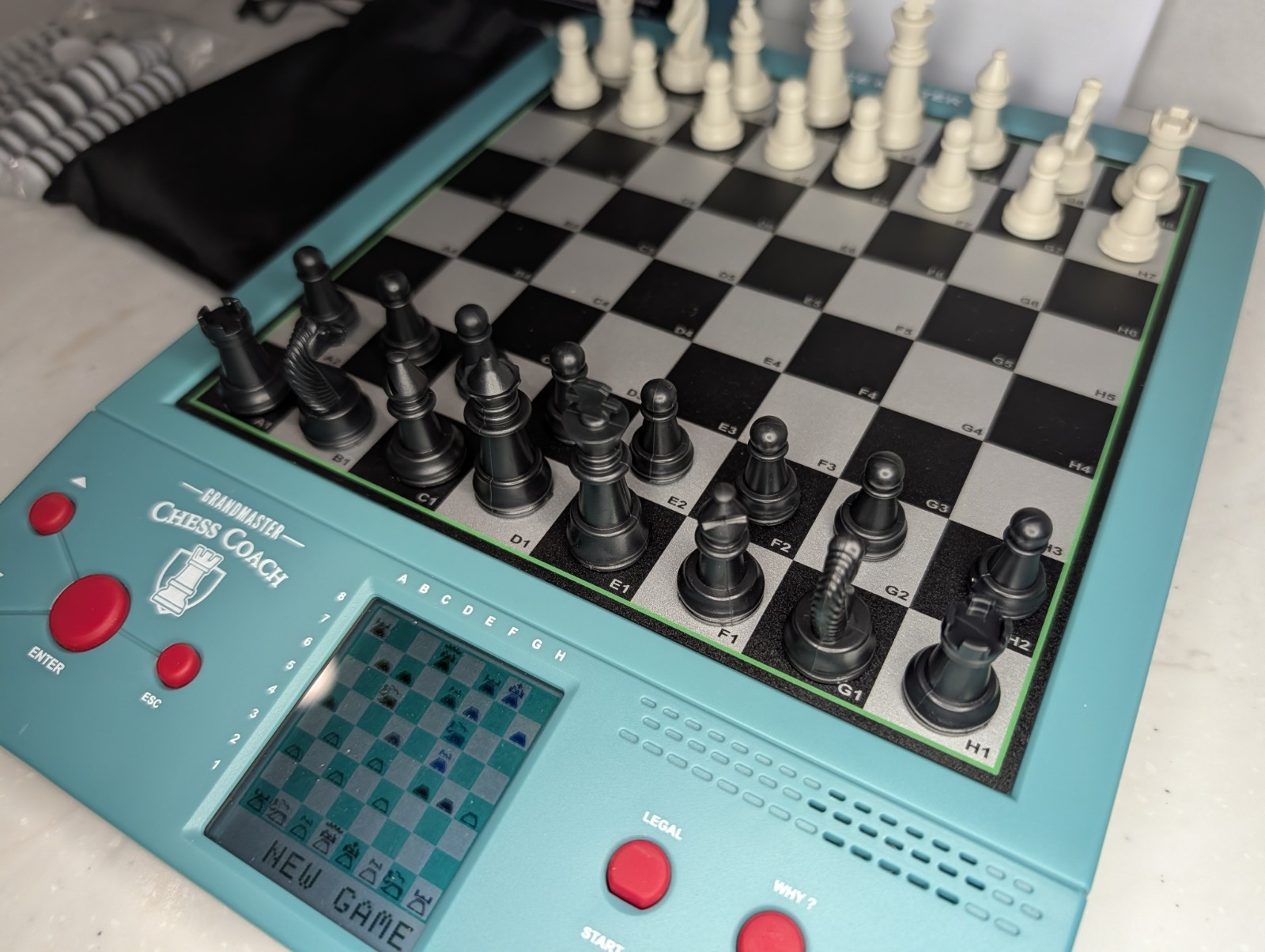 Grandmaster Chess Coach 8 Games In 1 Electronic TTG-GMCHESS-593 Tested/Video