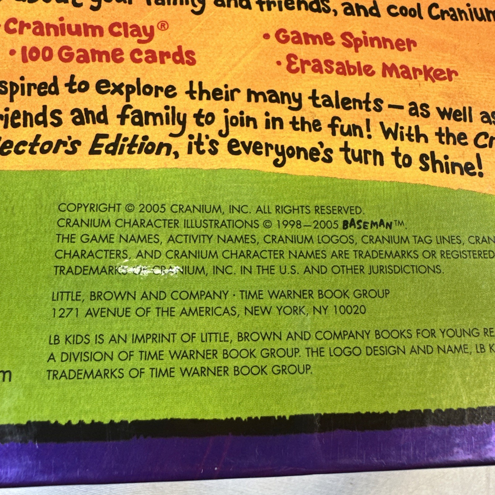 Cranium Big Book of Outrageous Fun Collector’s Edition Baseman Game Activity Bk