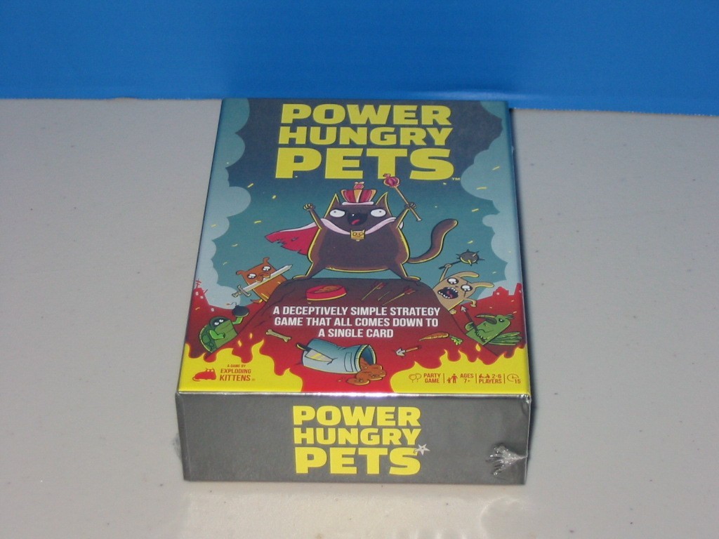 Power Hungry Pets Card Game – 2023 Exploding Kittens New Factory sealed