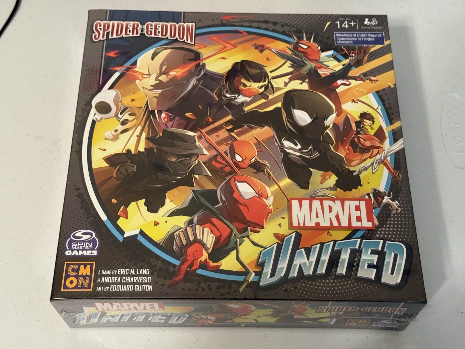Marvel United Spider Geddon Board Game 1 To 4 Players Ages 14 And Up