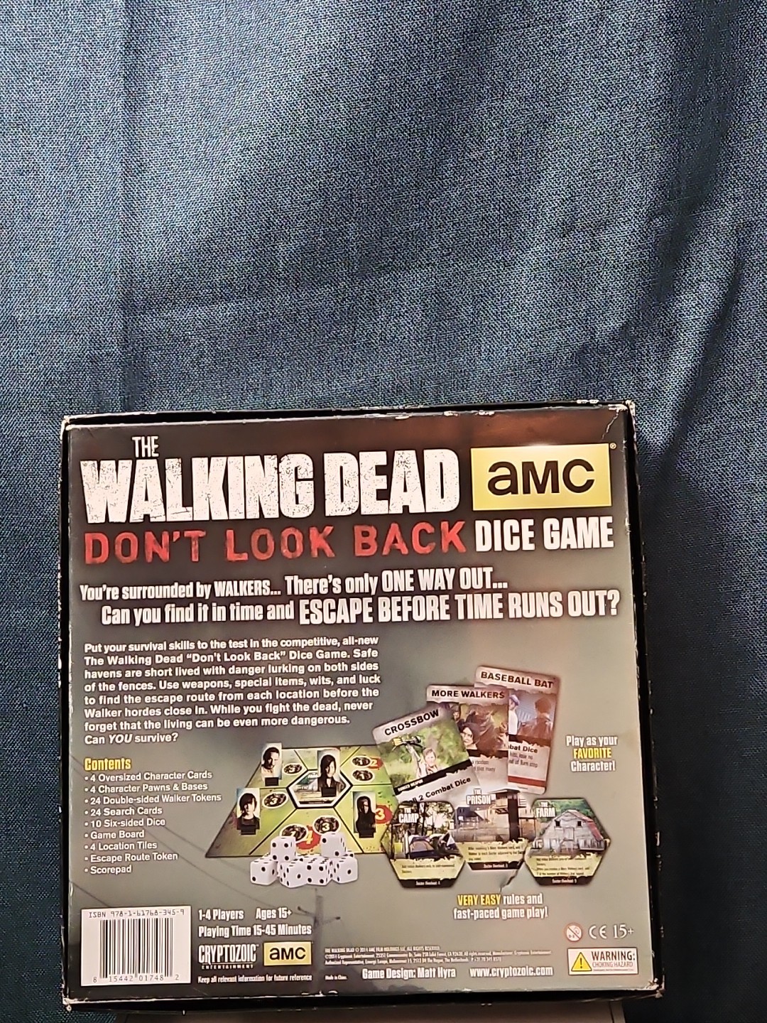 The Walking Dead: Don’t Look Back Dice Game | AMC Cryptozoic | Rick Daryl