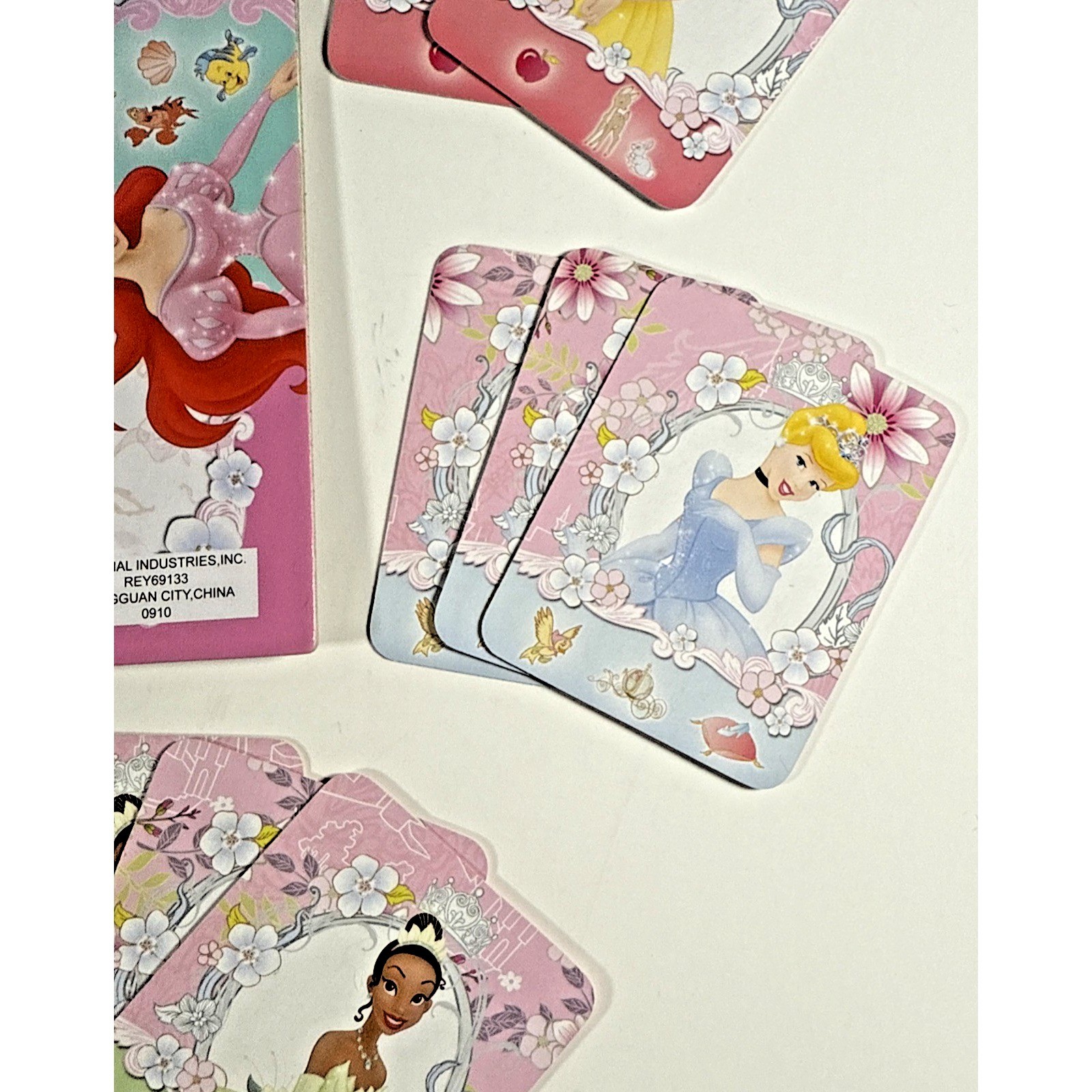 Disney Princess I Remember Game Kids Ages 3+ Memory Matching Board Game