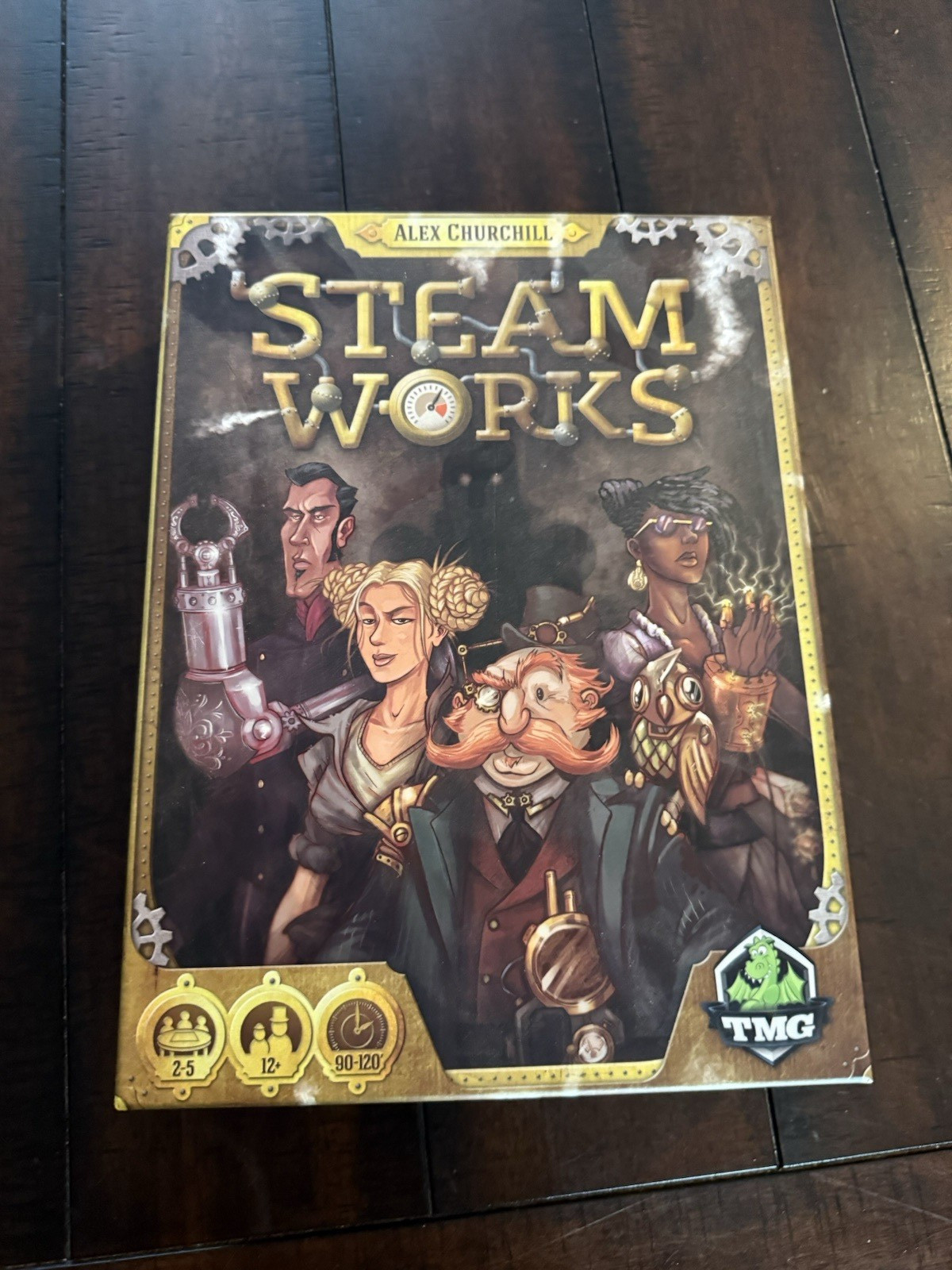 Steam Works Board Game 2015 TMG Tasty Minstrel Games Complete TTT1016