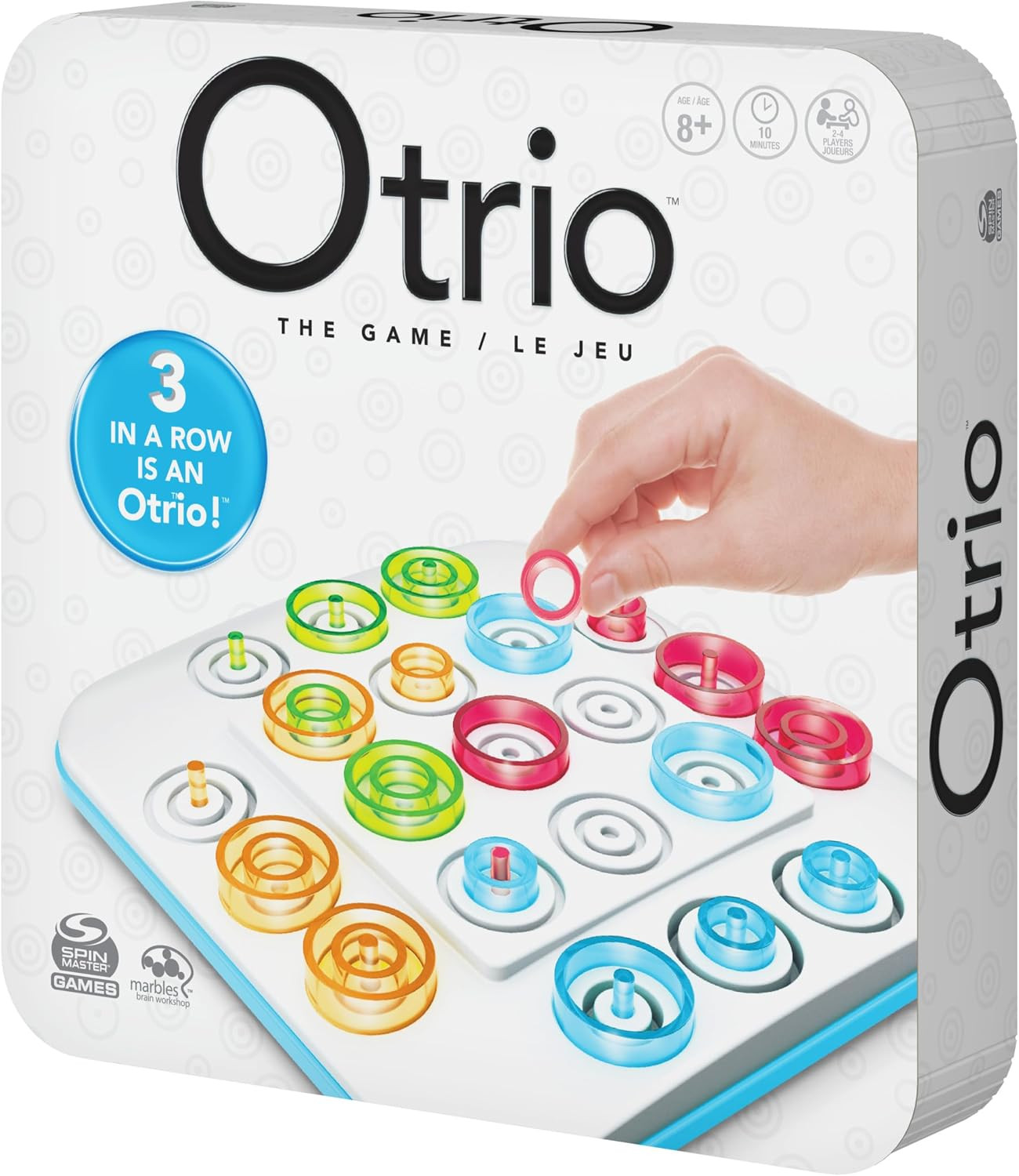 Spin Master Games Otrio Modern Stacking Strategy Tic-Tac-Toe Family Game |