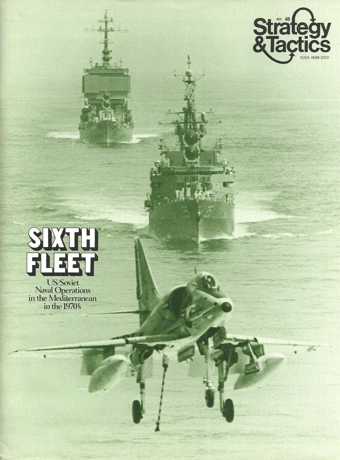 Strategy & Tactics S&T #48 Sixth Fleet Modern Naval unpunched FS