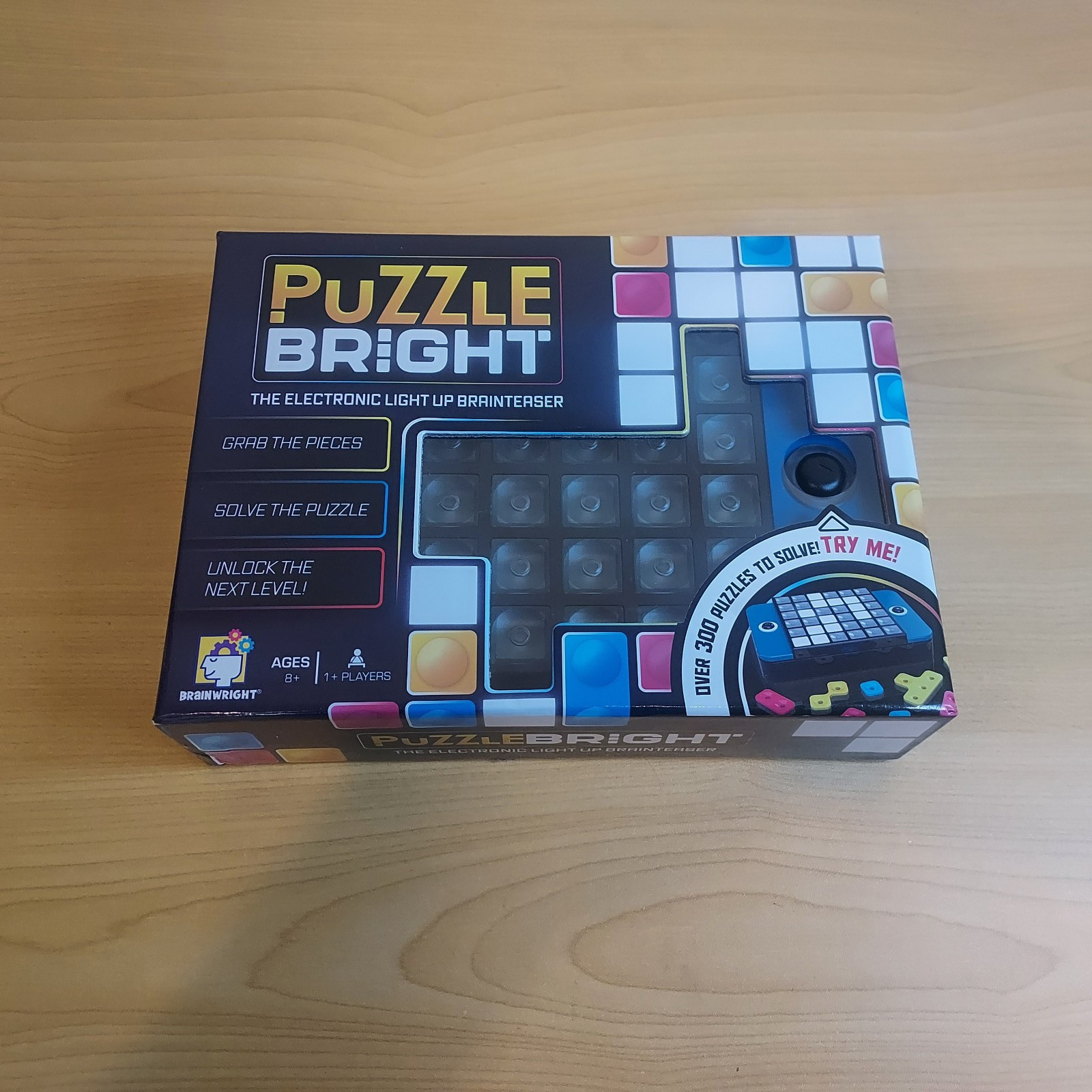 Brainwright Puzzle Bright Electronic Light Up Brainteaser Tested Works Complete