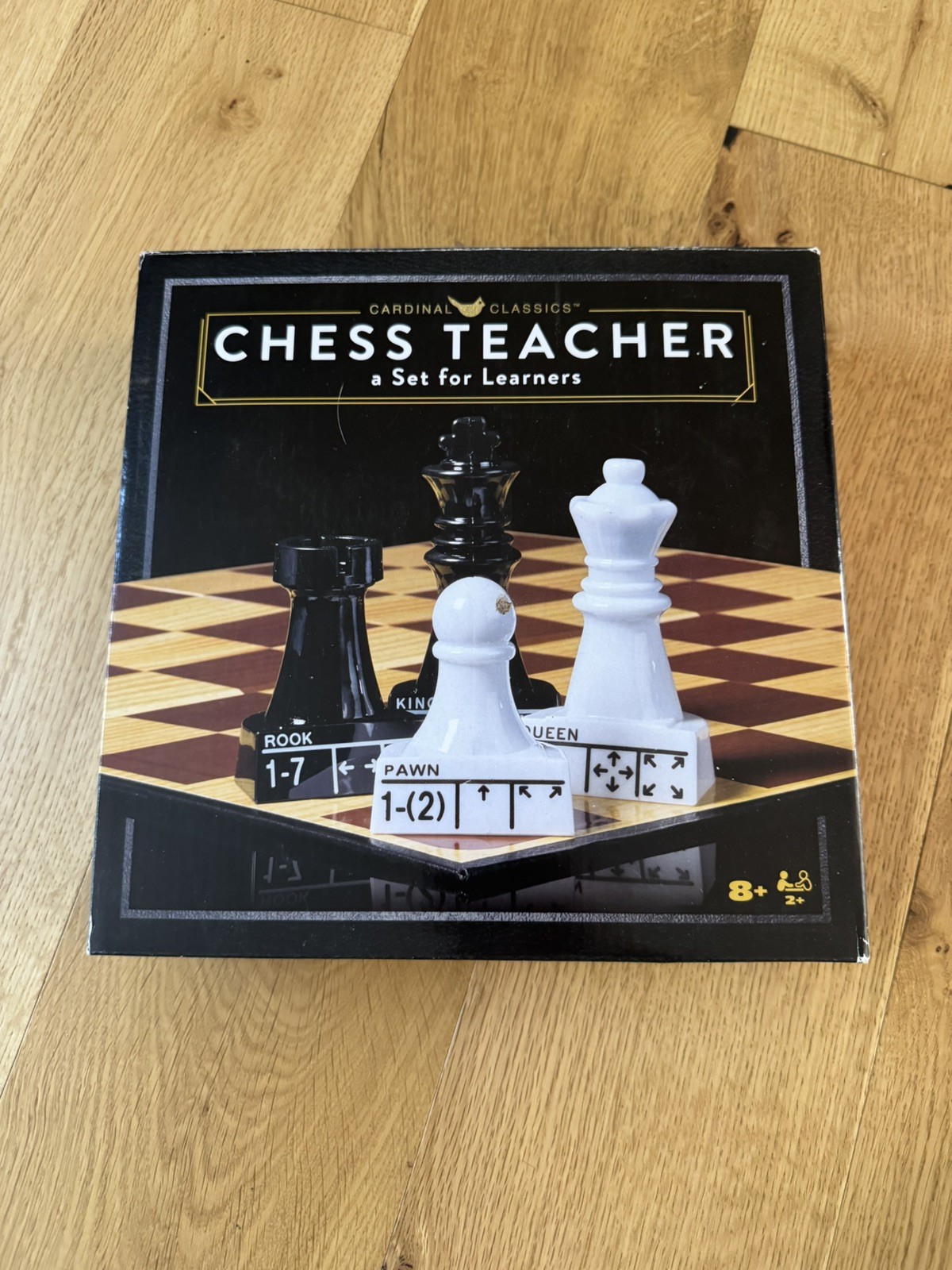 Cardinal Classics Chess Teacher, Learn to Play Strategy Board