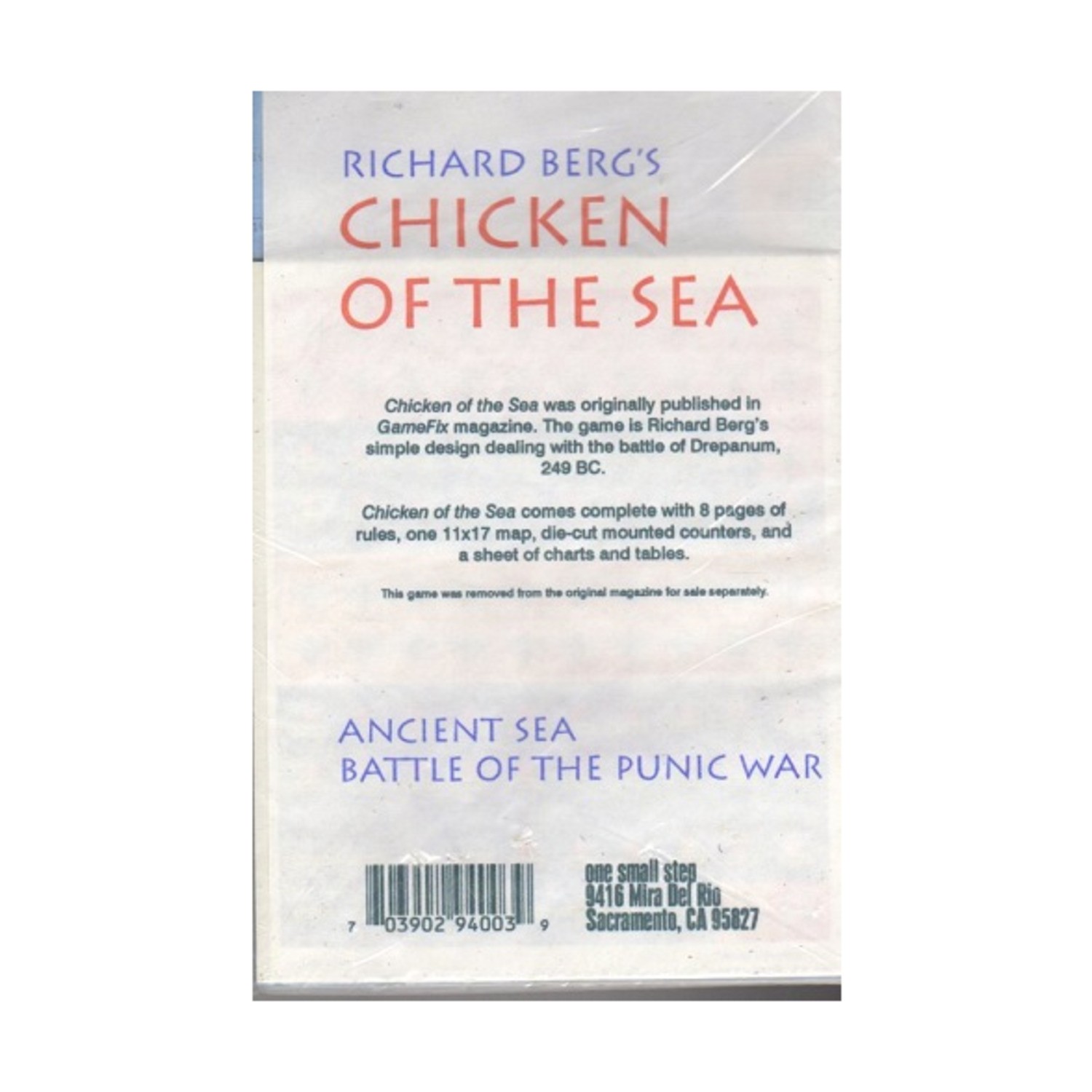 One Small Step Wargame Chicken of the Sea Bag VG+