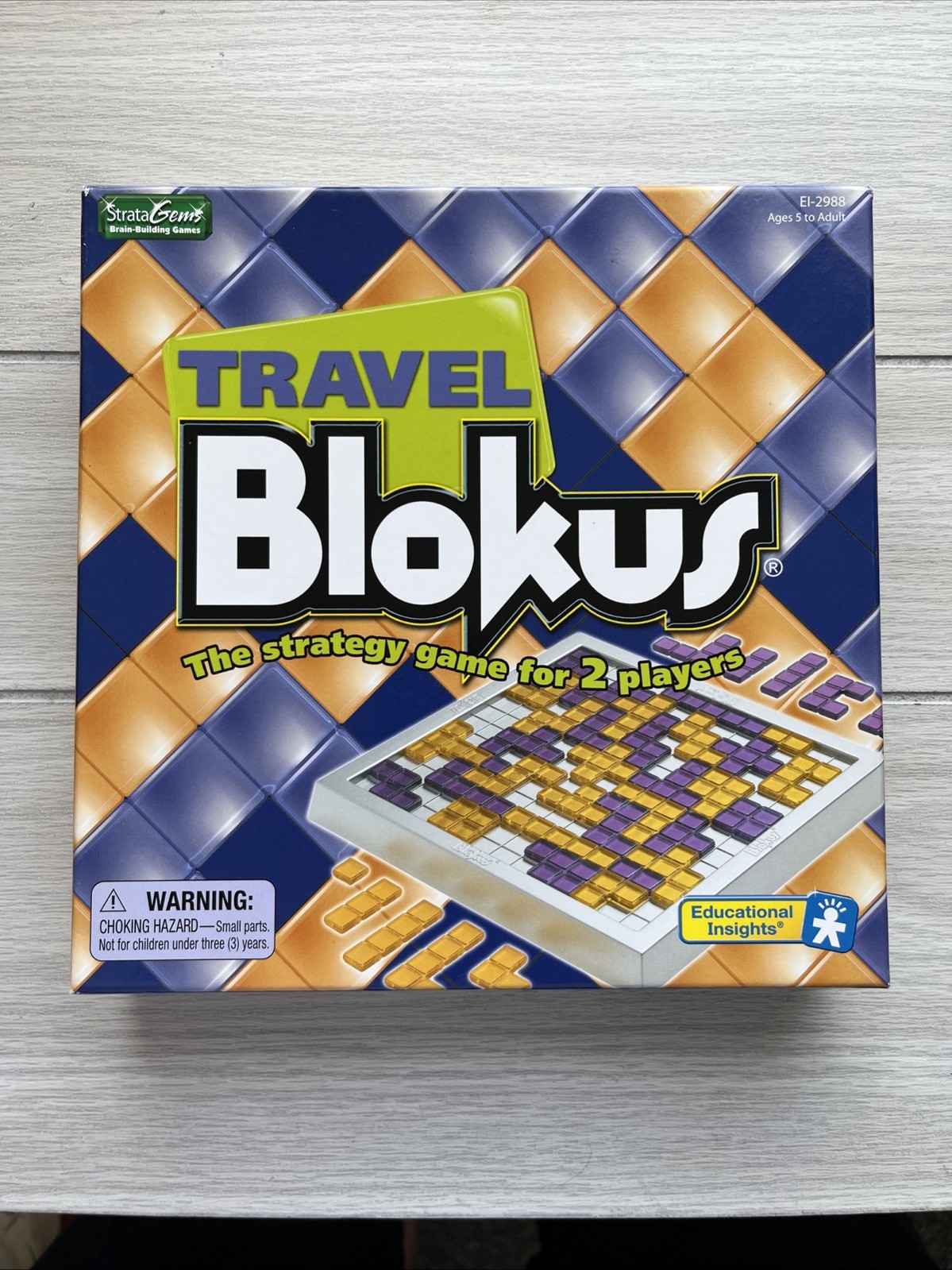 Travel Blokus Board Game 2005 Complete *OPEN BOX* READ