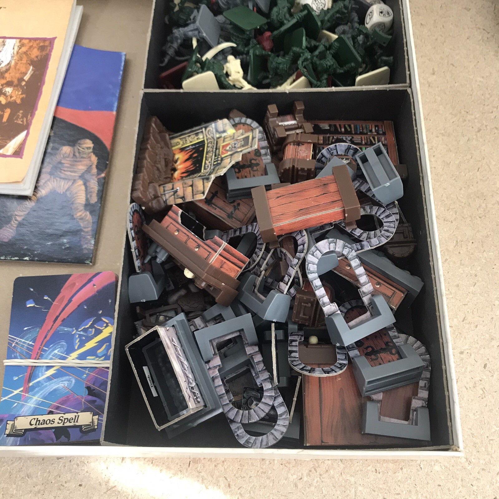 Vintage HeroQuest Milton Bradley Games Workshop Board Game- NOT Complete! – 1990