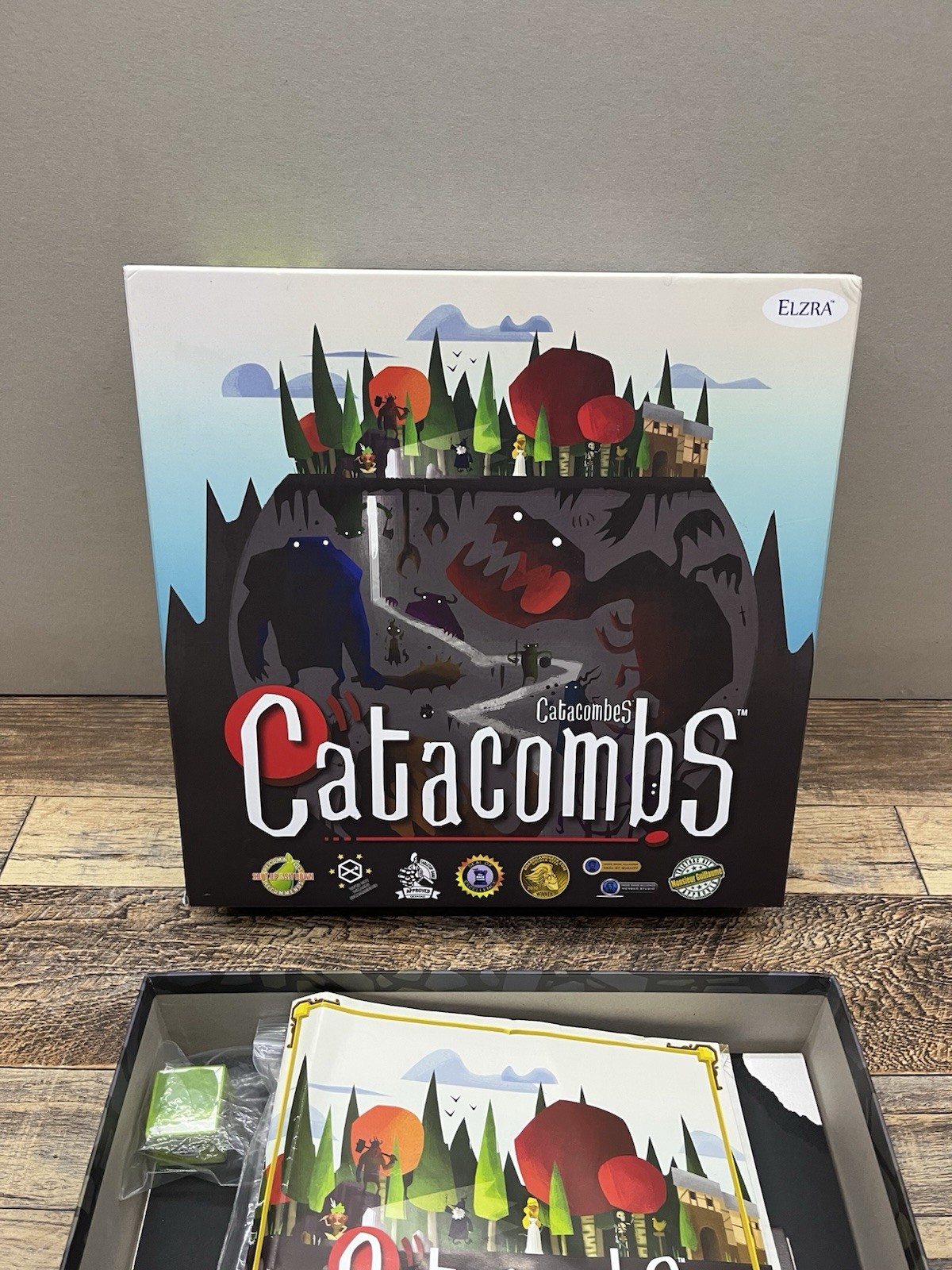 Catacombs 2019 Third Edition Kwanchai Moriya Elzra Corp 2-5 Players Incomplete