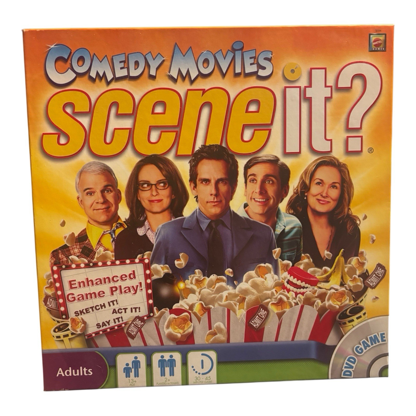 Scene It Comedy Movies Deluxe Edition DvD Game Screenlife Game.Open Box!Complete