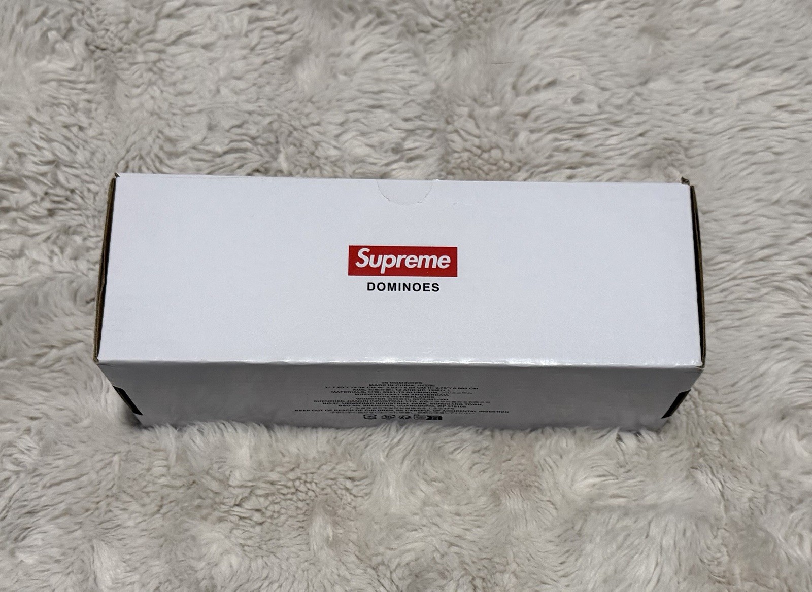 Supreme Aluminum Domino Set Limited Edition FW22 Red Brand New