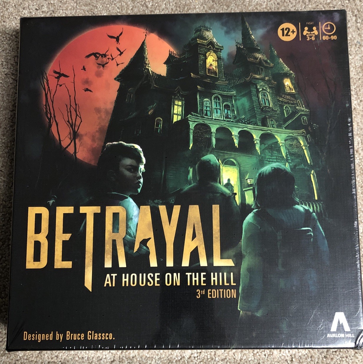Avalon Hill Hasbro Gaming Betrayal at The House on The Hill 3rd Edition Sealed