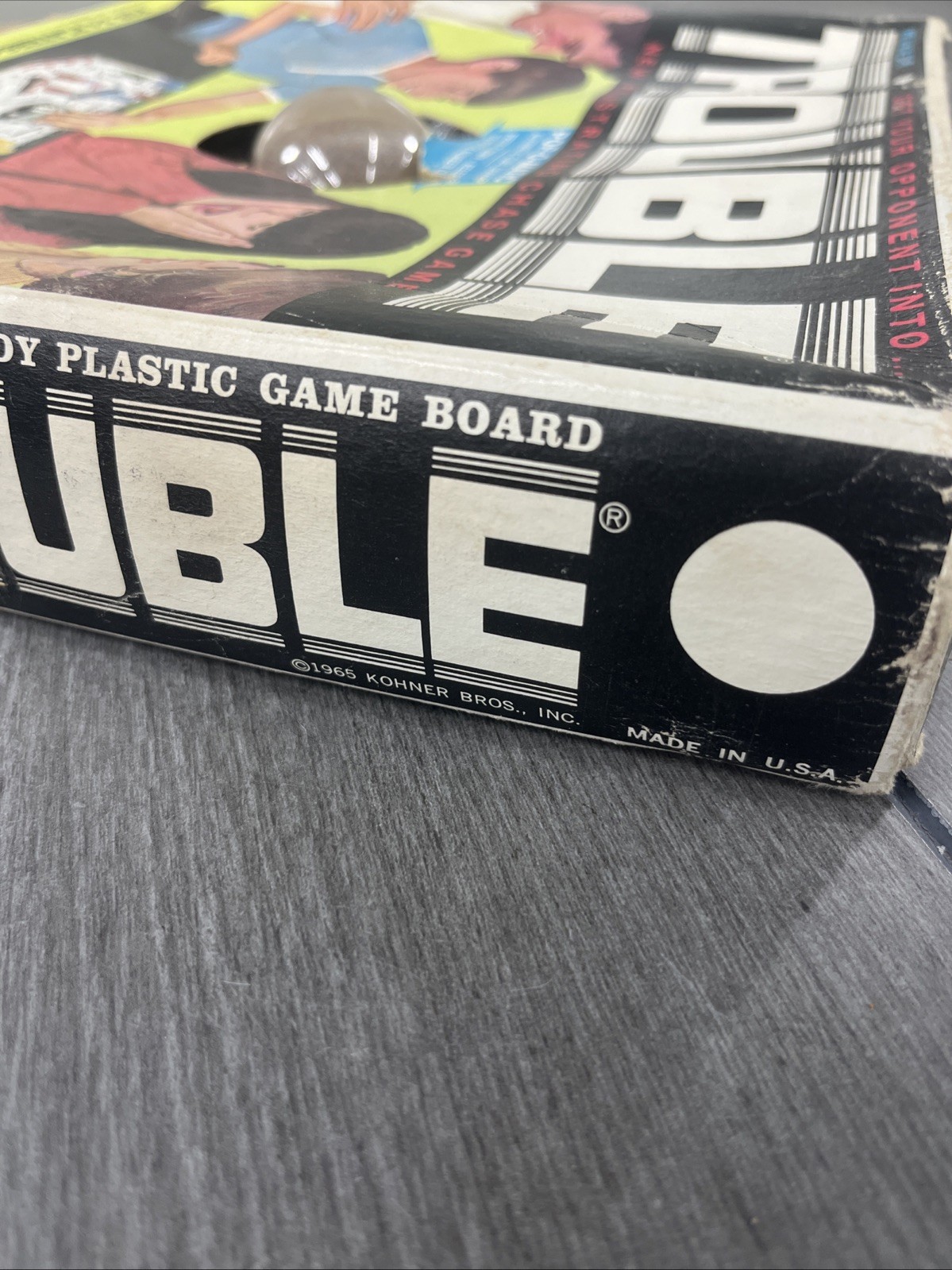Vintage Trouble Board Game 1965 Complete With Original Pieces And Box (No Bag)