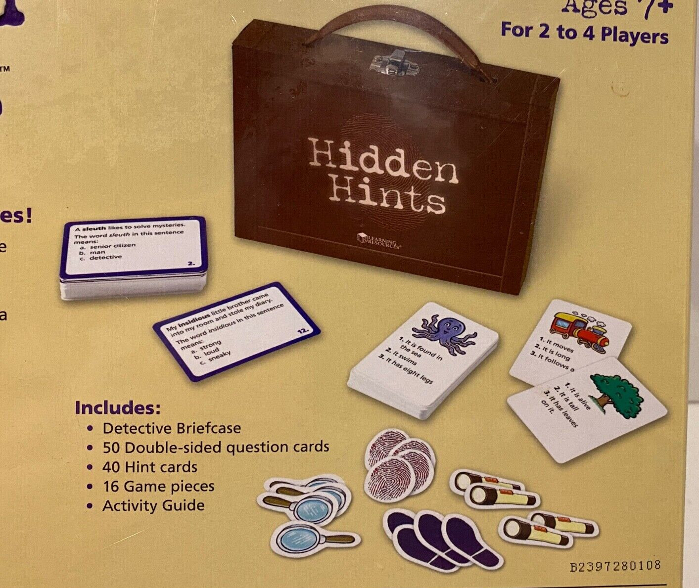 Learning Resources Hidden Hints Mystery Word Game Reading Comprehension Context
