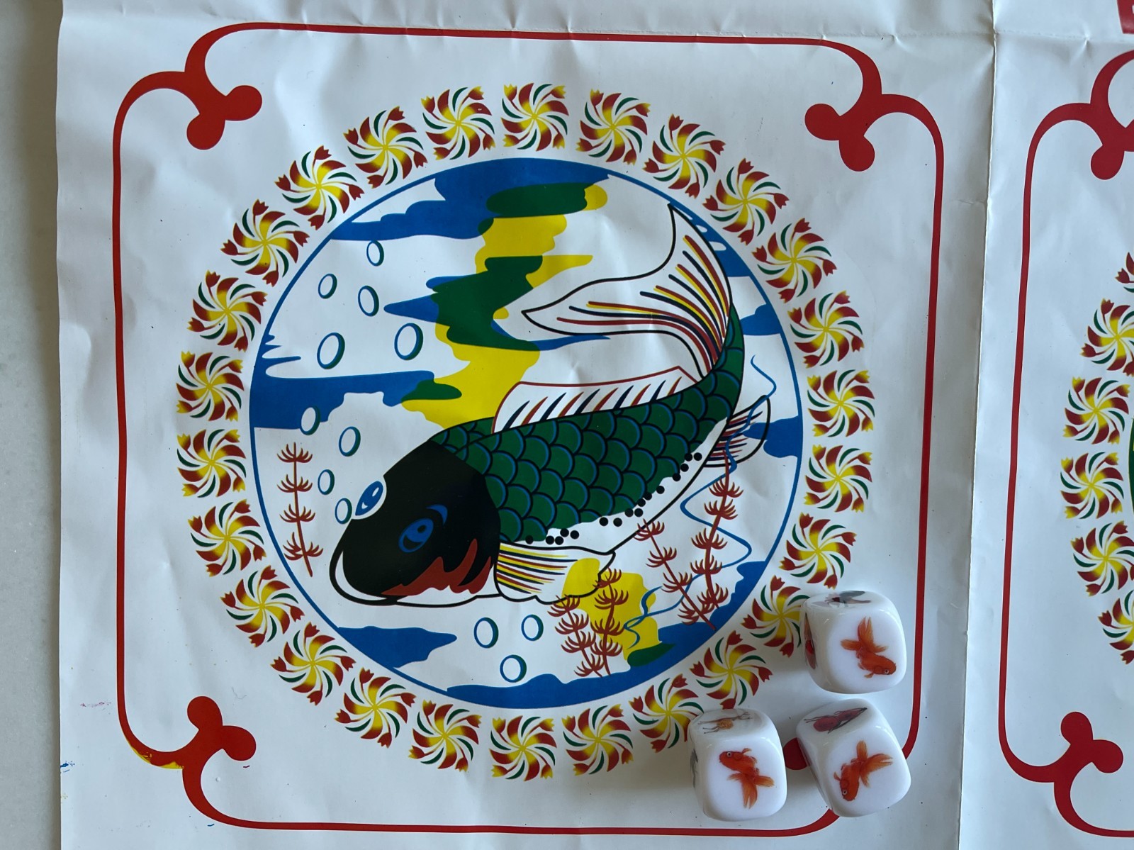 Gourd Fish Shrimp Crab Dice Crown Anchor Game Chuck A Luck Game Bau Ca Tom Cua