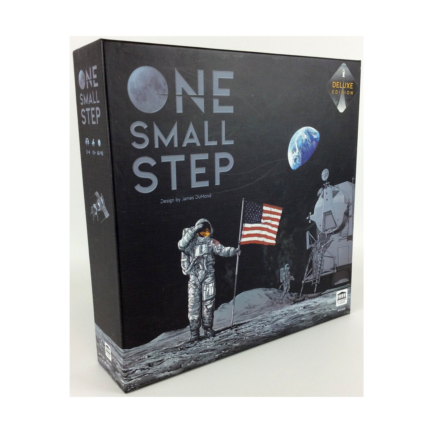 Academy Board Game One Small Step (Deluxe Kickstarter Ed) Box Fair/NM