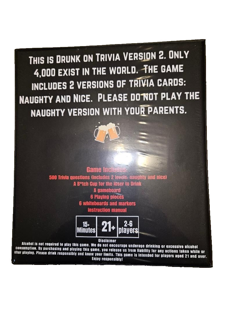Drunk on Trivia Game