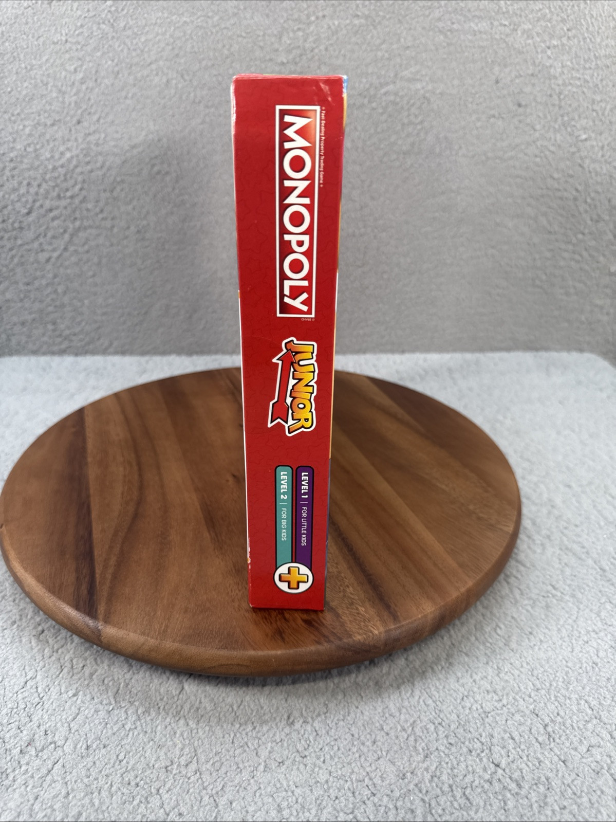 Hasbro Monopoly Junior Board Game, 2 Sided Gameboard, 2 Games in 1, Damage Box