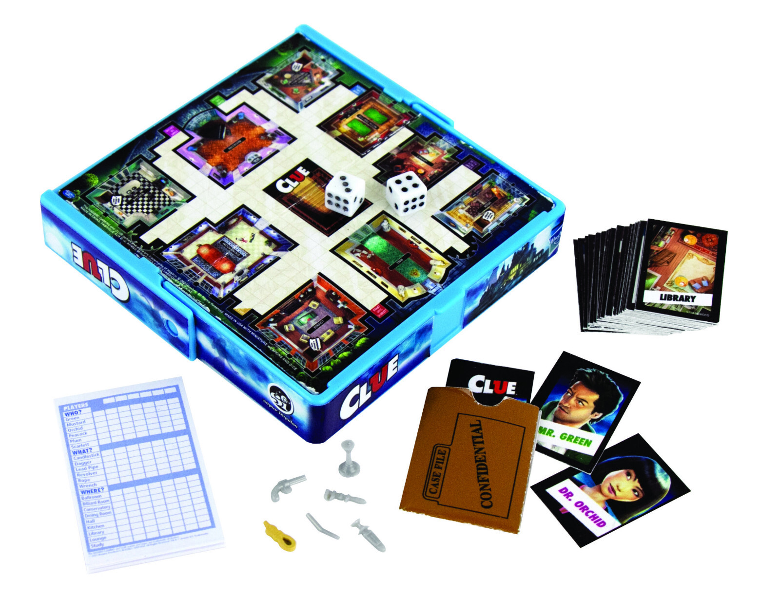 World’s Smallest CLUE Mystery Detective Board Game Toy Miniature