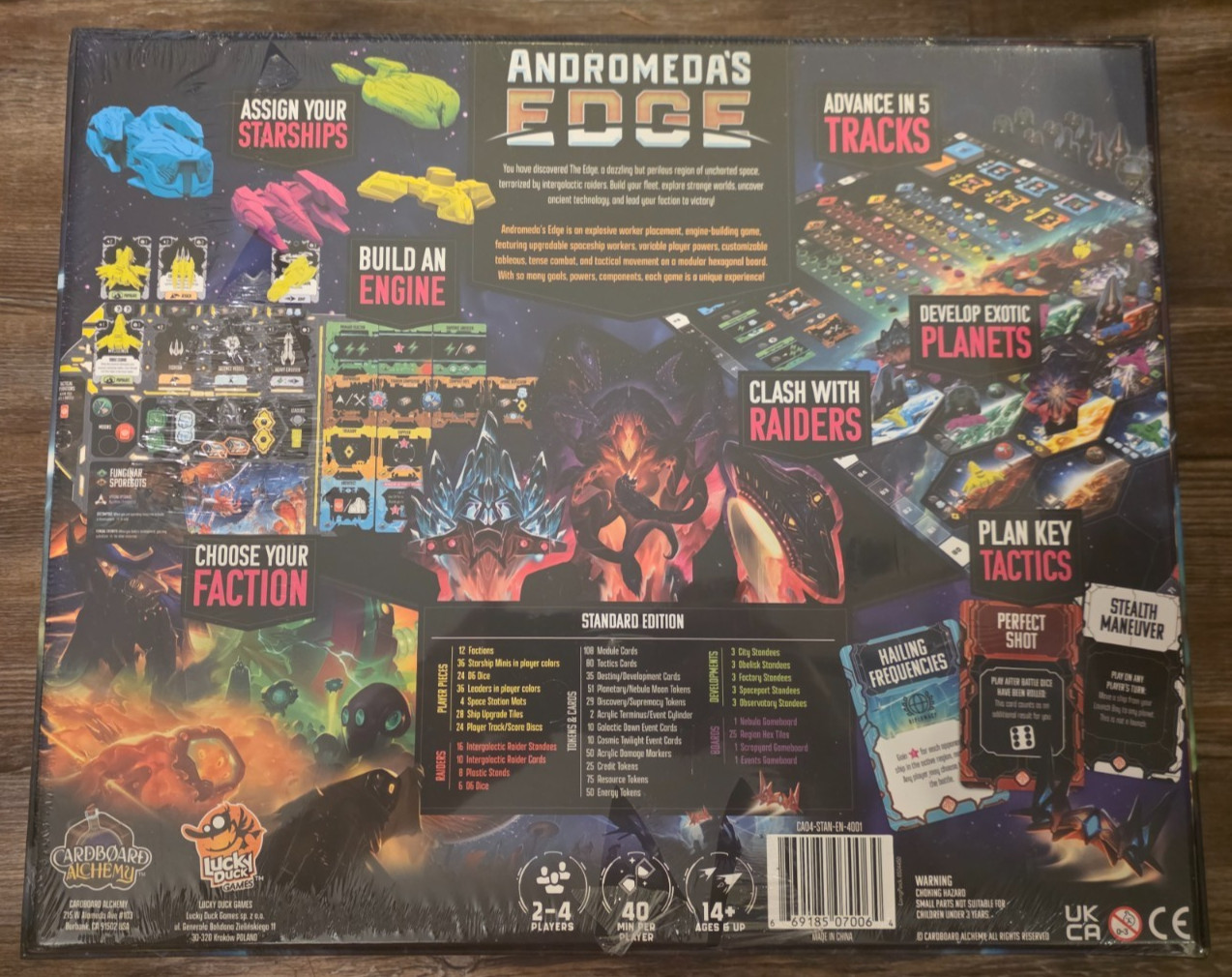 Andromeda’s Edge Board Game Lucky Duck Games – New, Sealed – Ships Fast