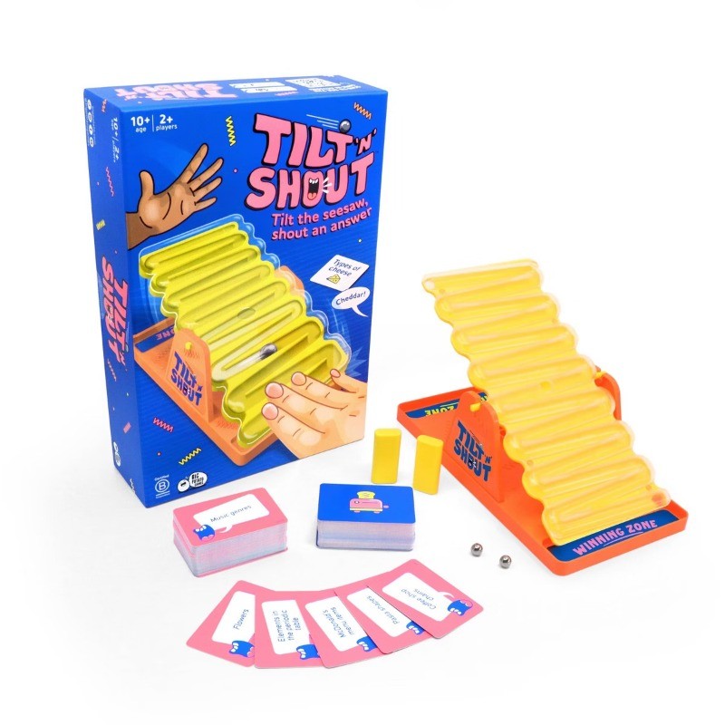 Tilt ‘n’ Shout Board Game: Creative Thinking Party Game, 20-Minute Play