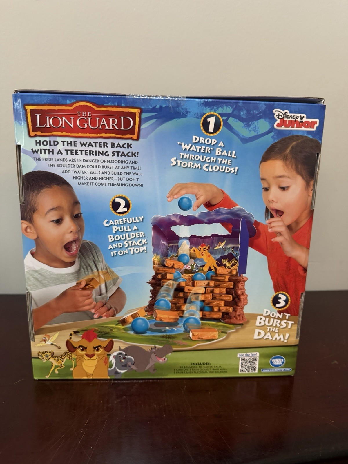 Wonder Forge Boulder Burst Game The Lion Guard Skill & Action 2 Players Ages 4+