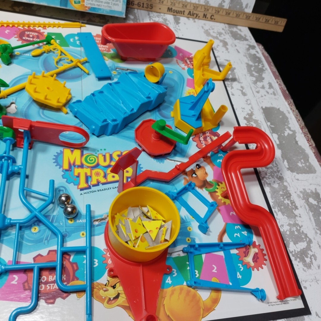 Mouse Trap Board Game 1999 Vintage Hasbro s Mouse Trap Complete