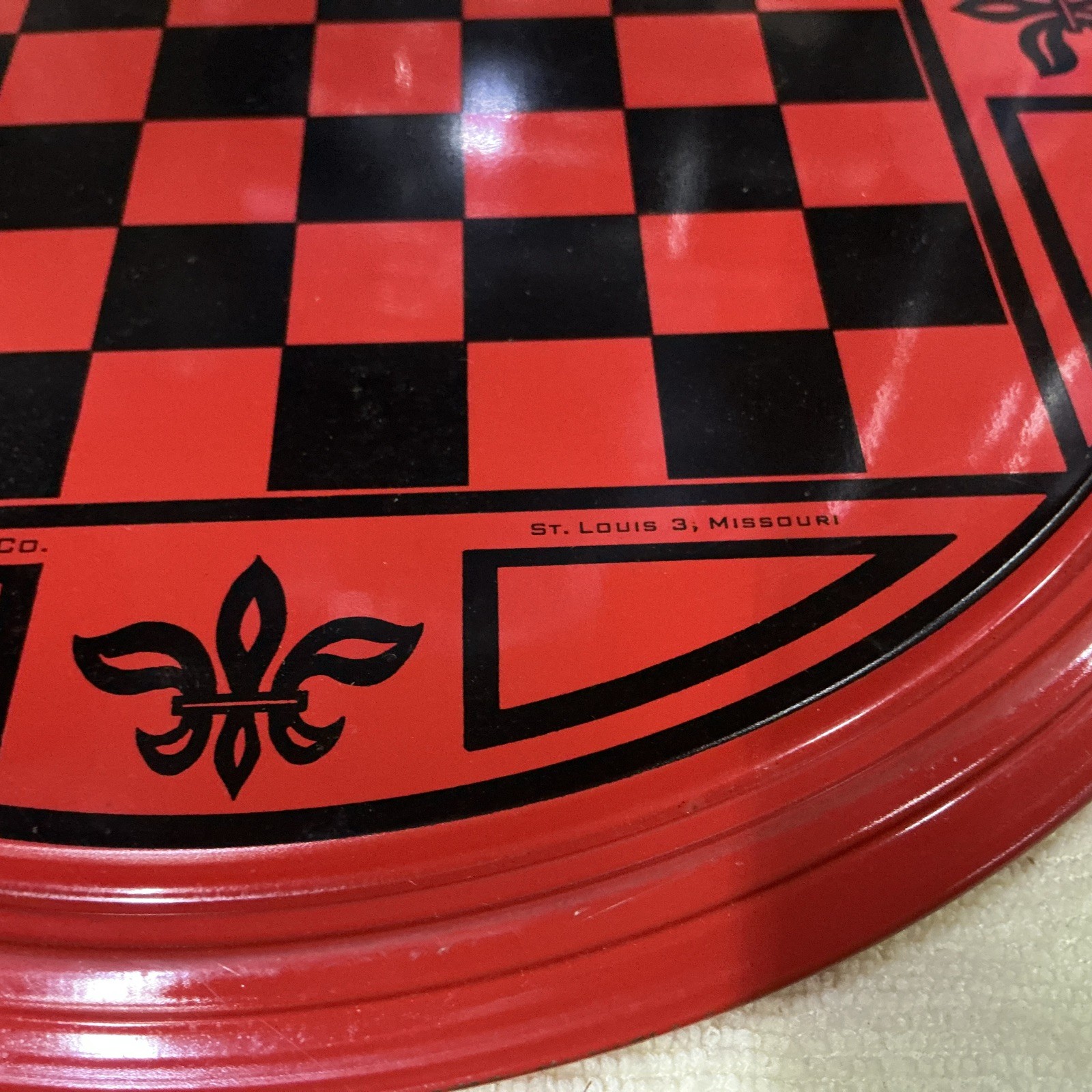 Vintage San Loo Junior Chinese Checkers Tin Litho Board Northwestern Products