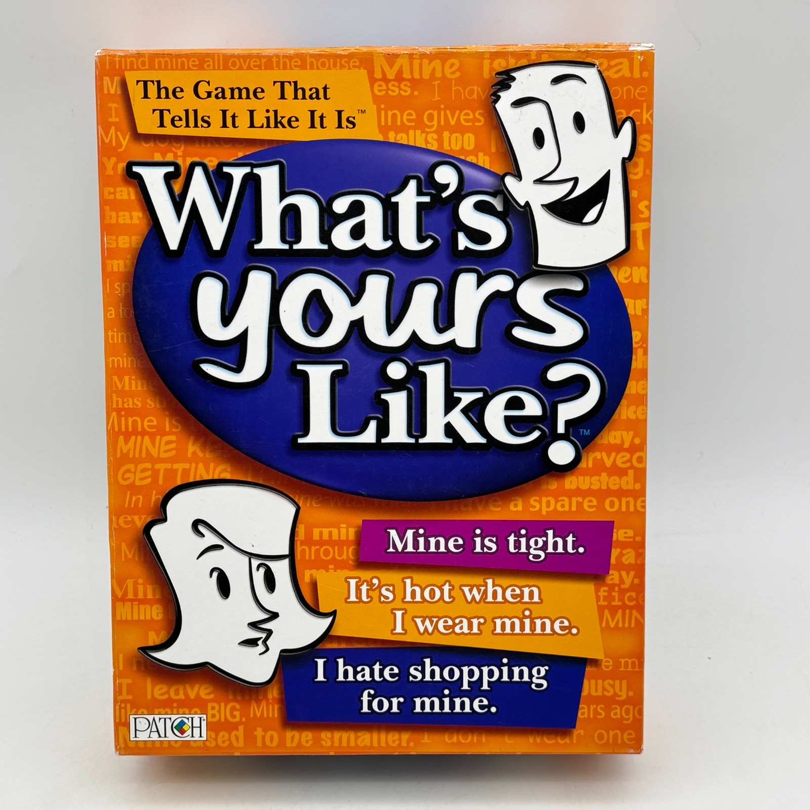 What’s Yours Like COMPLETE Patch Products 2007 Party Game