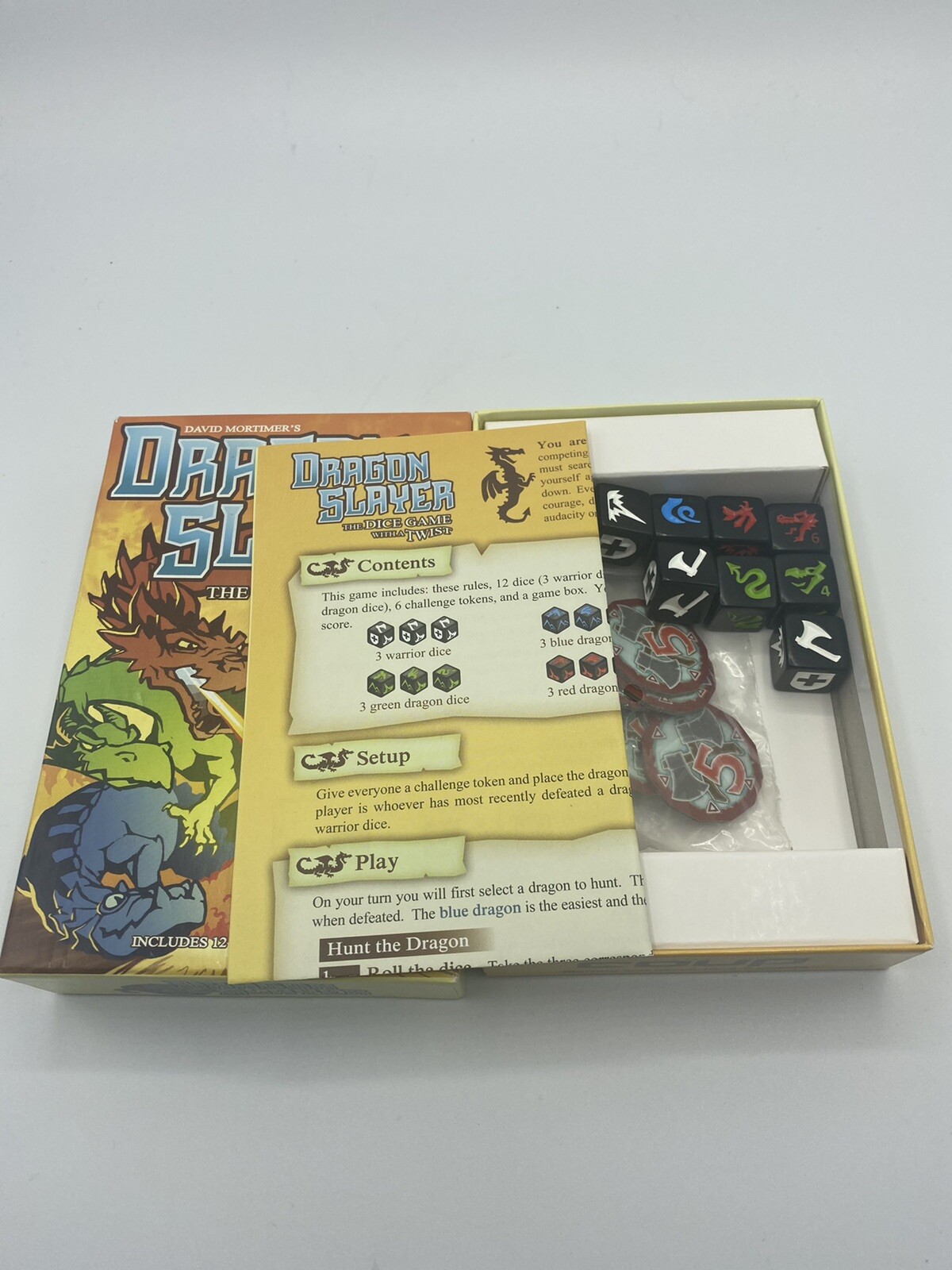 DRAGON SLAYER 2014 – The Dice Game with a Twist NM COMPLETE