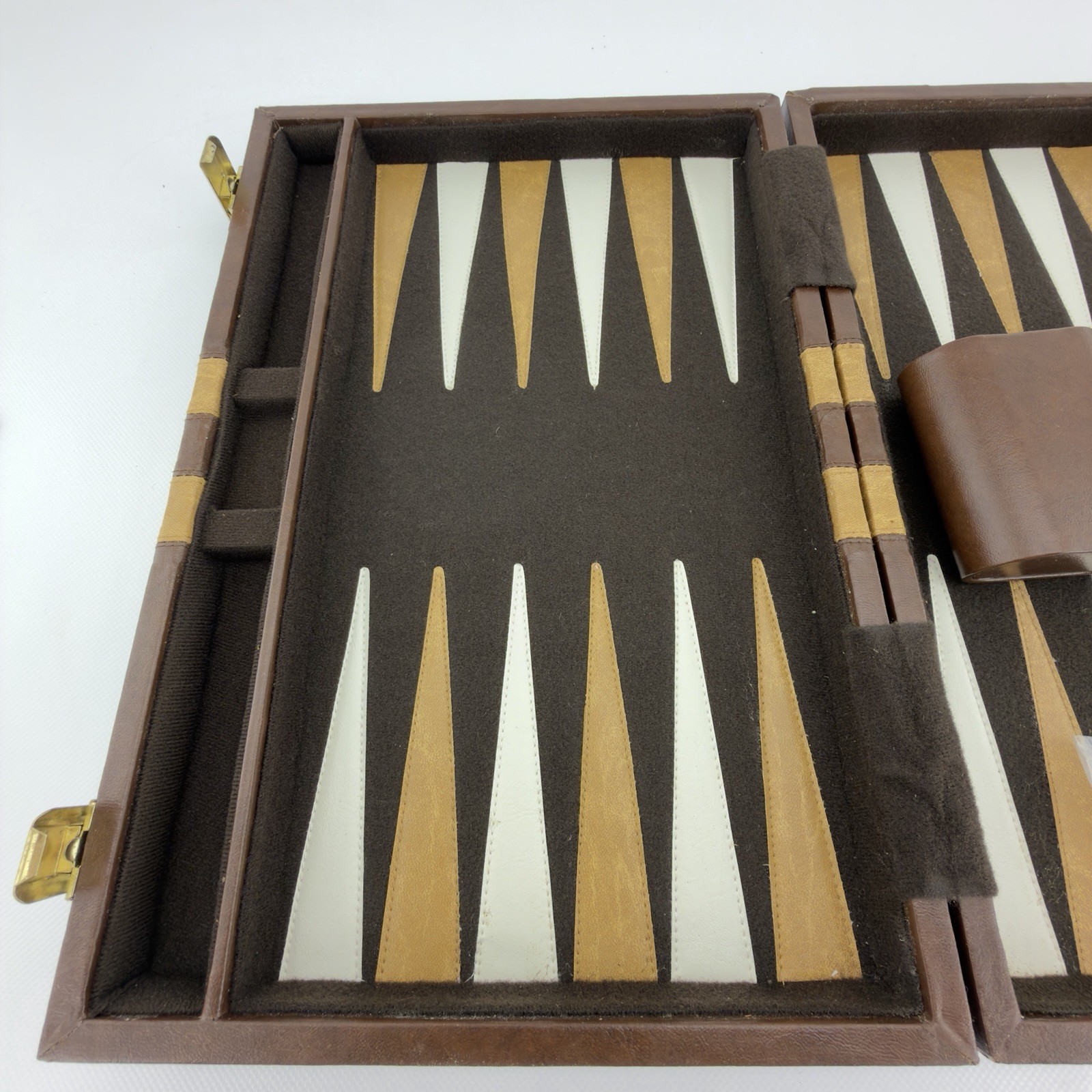 VTG 1970s Backgammon Fred Roberts SF Case Set Vintage Made In USA San Francisco