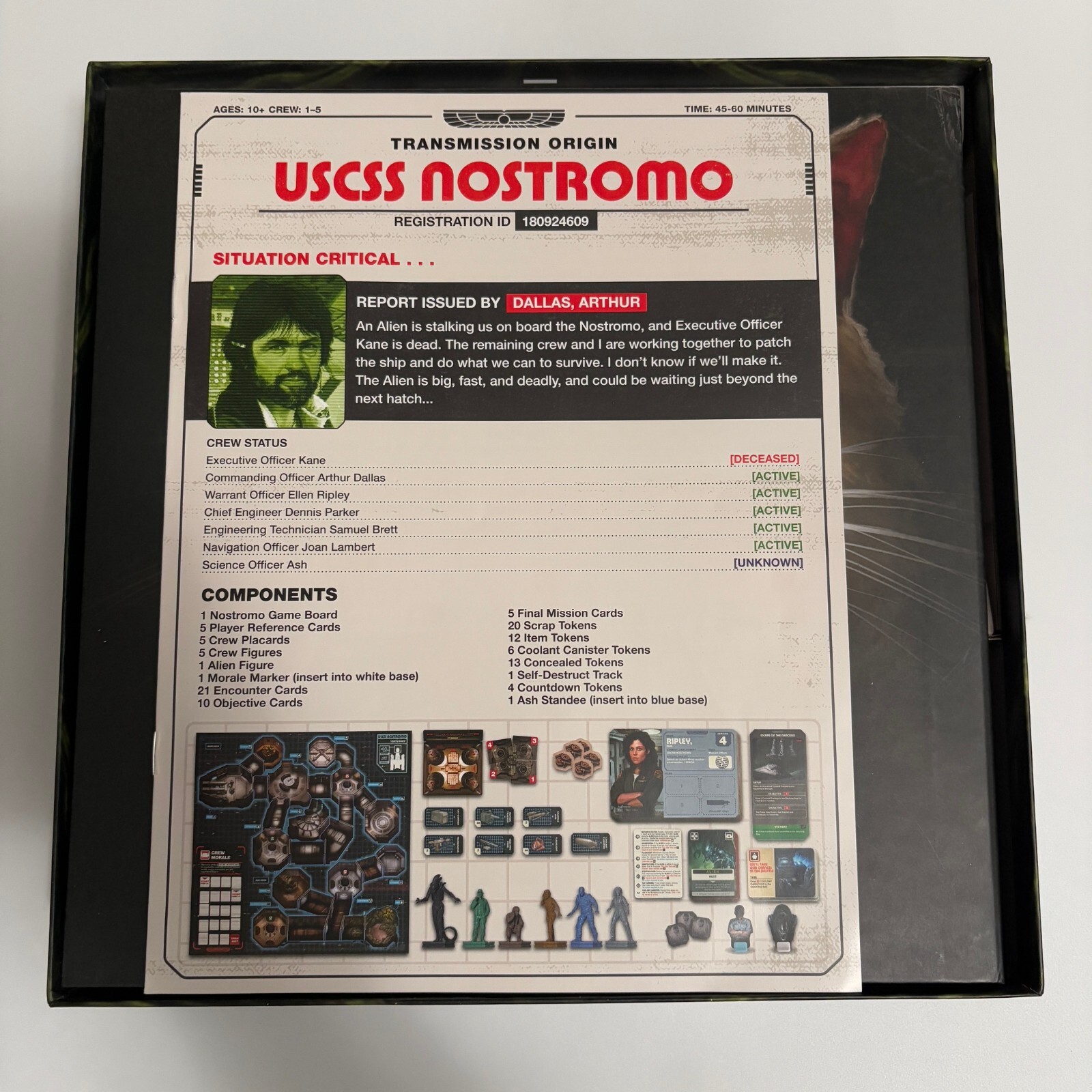 Ravensburger: Alien Fate of The Nostromo Board Game – Complete