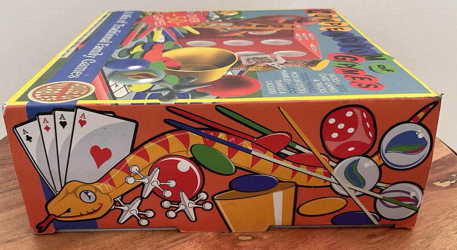 House of Marbles – Compendium Of Games New Open Box -Traditional Family Game Set