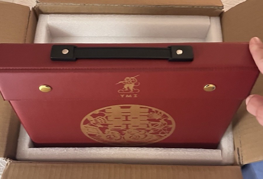 Chinese Mahjong Set X-Large 144 Numbered 1.5″ Tiles Majiang Mah-Jongg in Case