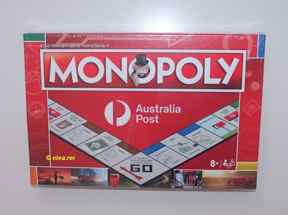 MONOPOLY Australia Post Edition Board Game Hasbro WM00866-EN3 Family NEW SEALED