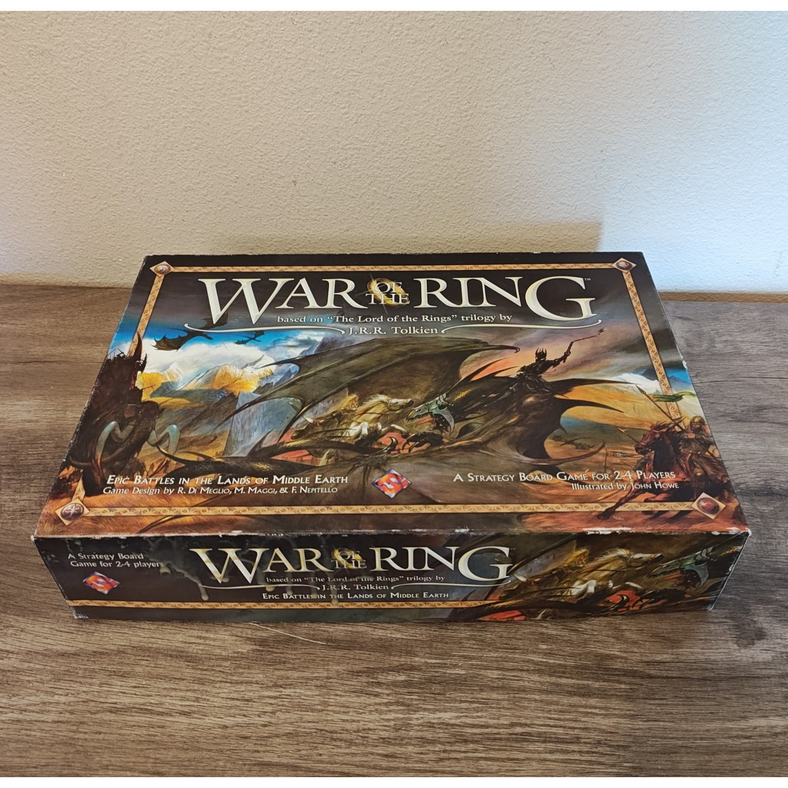 LOR Fantasy Flight War of the Ring Board Game Lord of the Rings 1st Ed Strategy