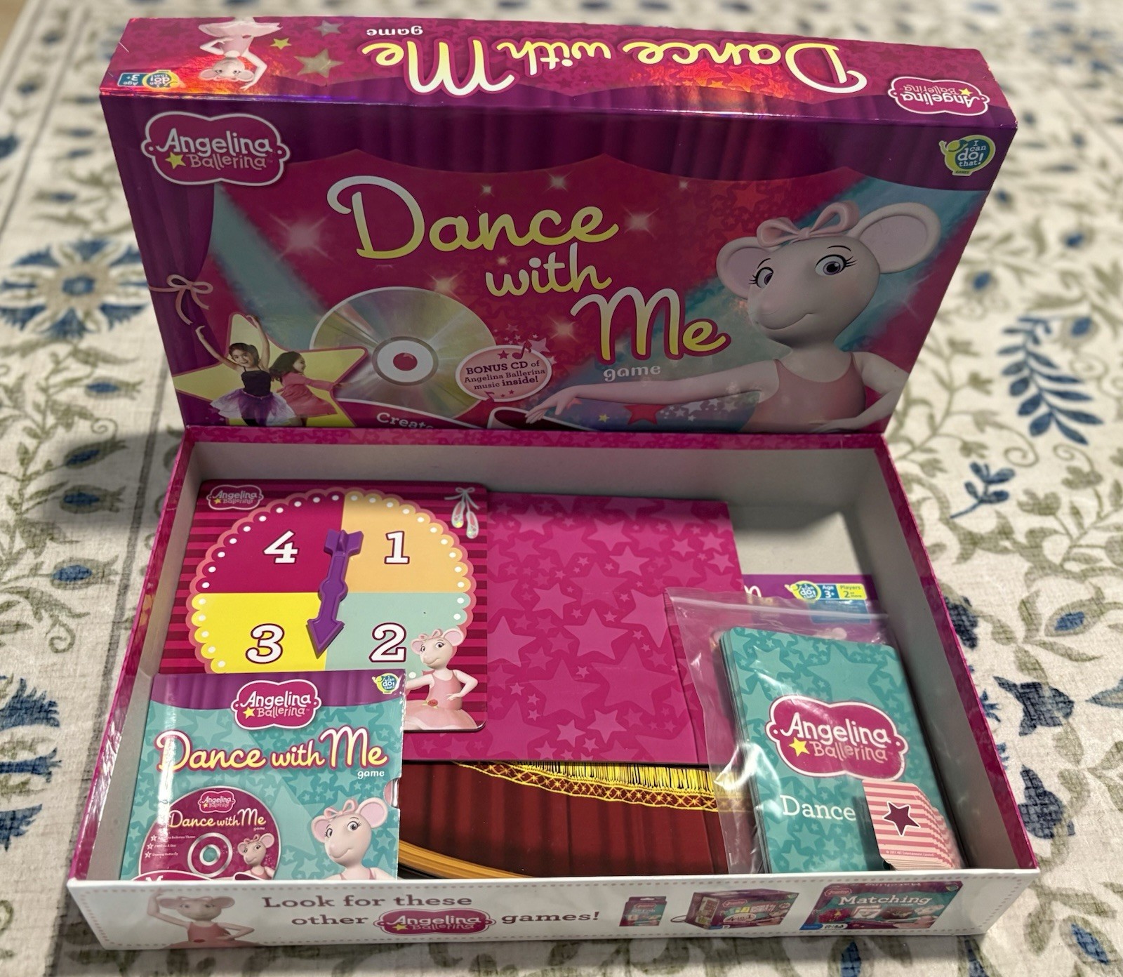 Angelina Ballerina “Dance with Me” Game with Bonus CD